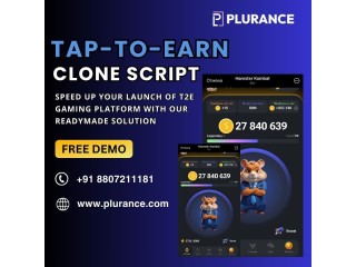 Level up your T2E gaming venture with our tap to earn clone script
