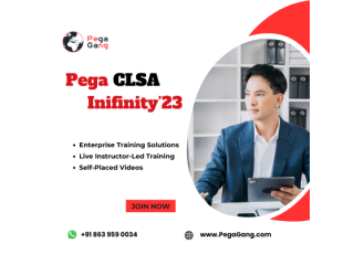 Pega CLSA Infinity'23 Certification Oriented Training By IT Professionals | PegaGang