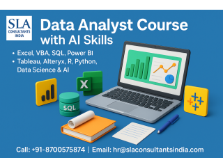 Future-Ready Data Analyst Certification in Delhi | AI + ChatGPT Skills with Job Assistance, by SLA Consultants India