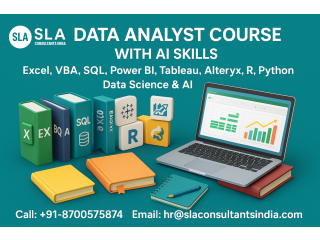 Best Data Analytics Courses & Certification with MNC Job Support, Update with AI Skills for 2026, by SLA Consultants Delhi, India,