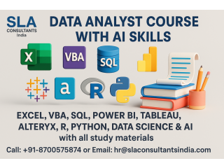 Data Analyst Course in Delhi by SLA Consultants India, Best New Year Offer 2026