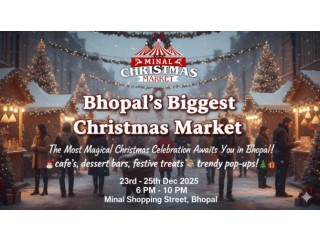 Minal Christmas Market Minal Shopping street