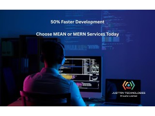 50% Faster Development: Choose MEAN or MERN Services Today