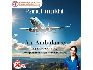 Get Low-Cost Panchmukhi Air Ambulance Services in Guwahati with Medical Unit