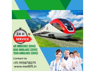 Medilift Train Ambulance in Guwahati Superior and Dependable