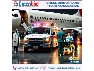 Hire Greenbird Air and Train Ambulance Service in Darbhanga with Curative Medical Care