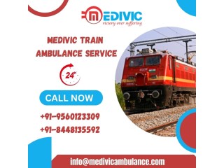 Choose Medivic Train Ambulance Service in Indore to transport patients