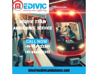 Get Medivic Train Ambulance Service for Patient Rescue Service in Raipur