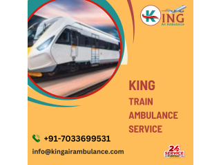 Use King Train Ambulance Service In Varanasi With Unique Model Machines