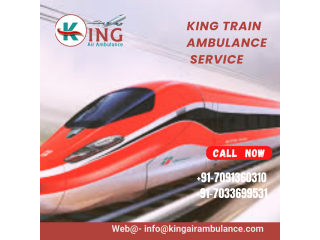 Pick King Train Ambulance Services In Varanasi For Hi Teach Medical Facility